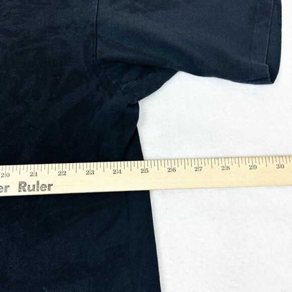 Vintage 1993 Wolf T-Shirt Black XL Big Face Animal Nature Forest Single Stitch - Picture 7 of 8